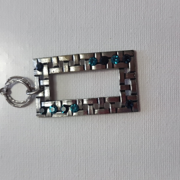 Silver and Blue-Stones Necklace - Picture 3 of 3